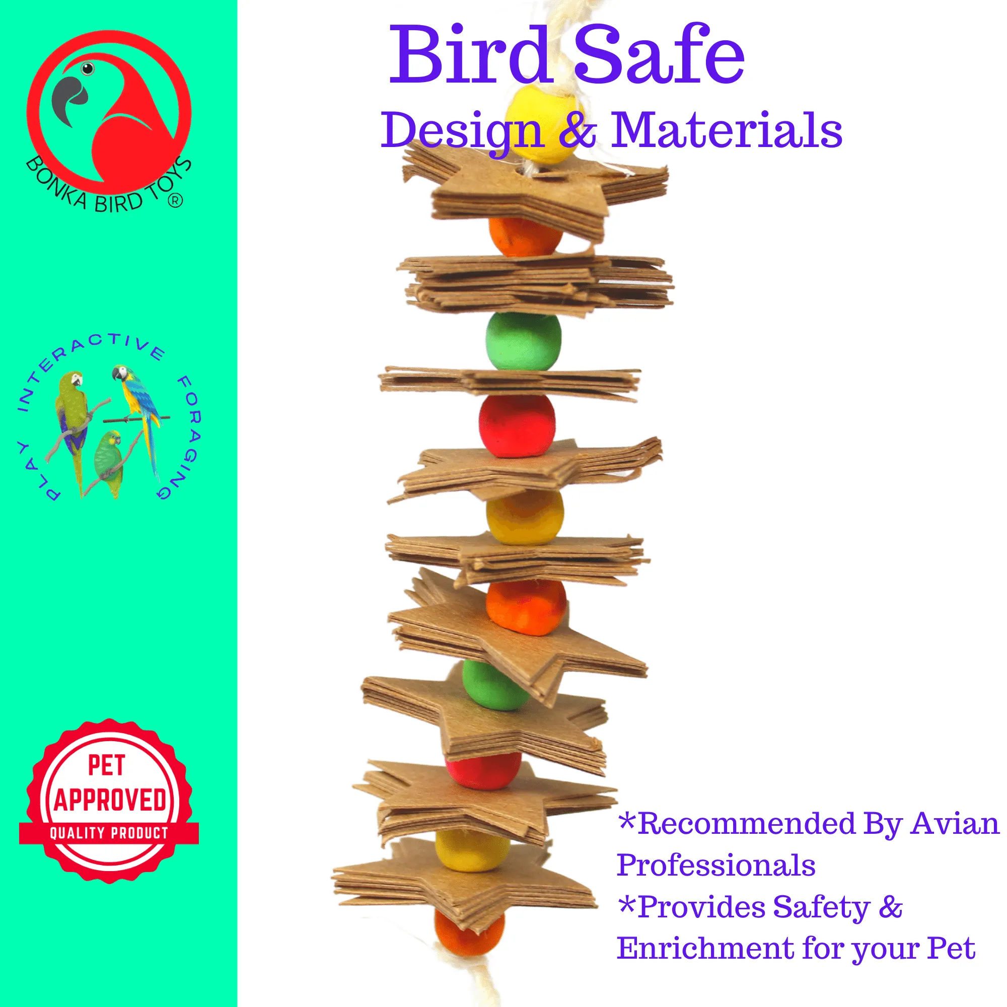 1248 Twinkle Small Bird Toy - BOGO BUNDLE BUY ONE GET ONE FREE!