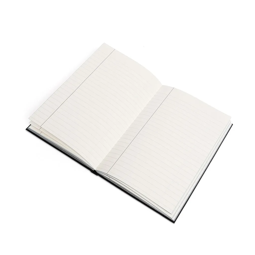 Affirmation Feminist Pro Choice Color Contrast Notebook & Journal - I Am Worthy (White)