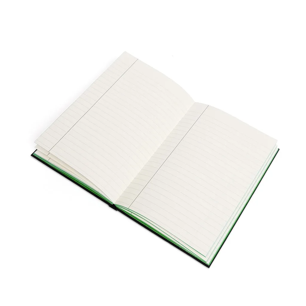 Affirmation Feminist Pro Choice Color Contrast Notebook & Journal - I Am Worthy (White)