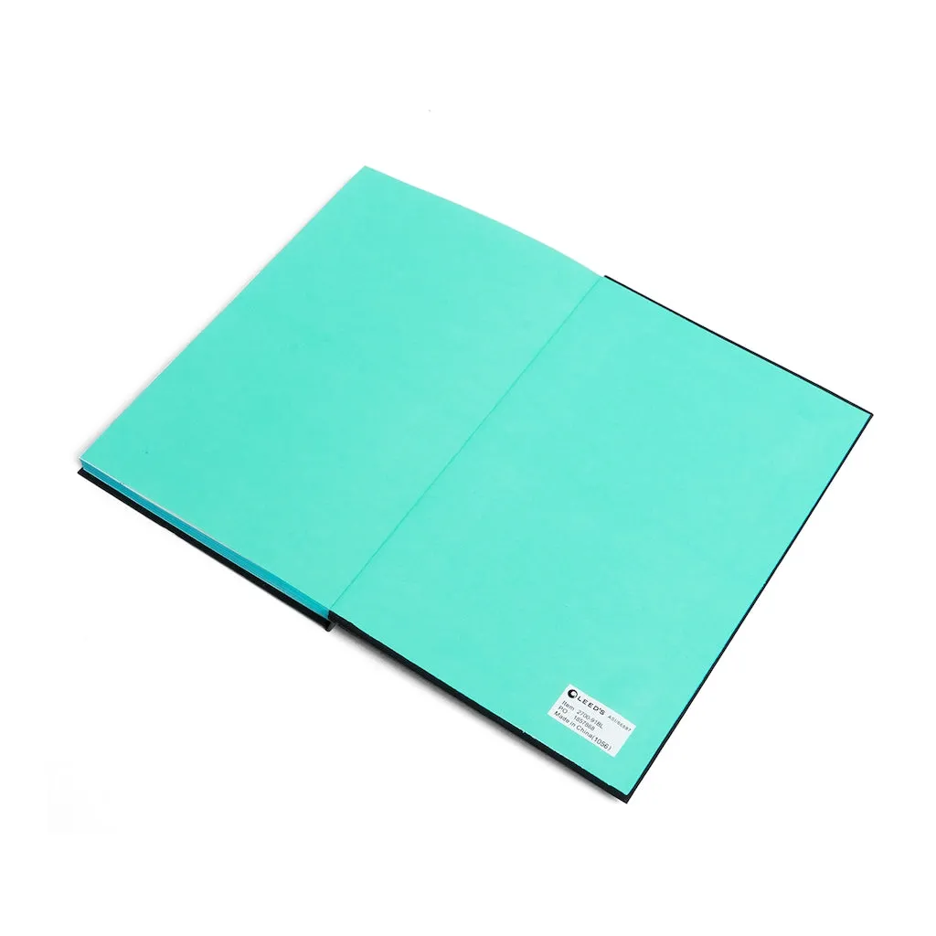 Affirmation Feminist Pro Choice Color Contrast Notebook & Journal - I Am Worthy (White)
