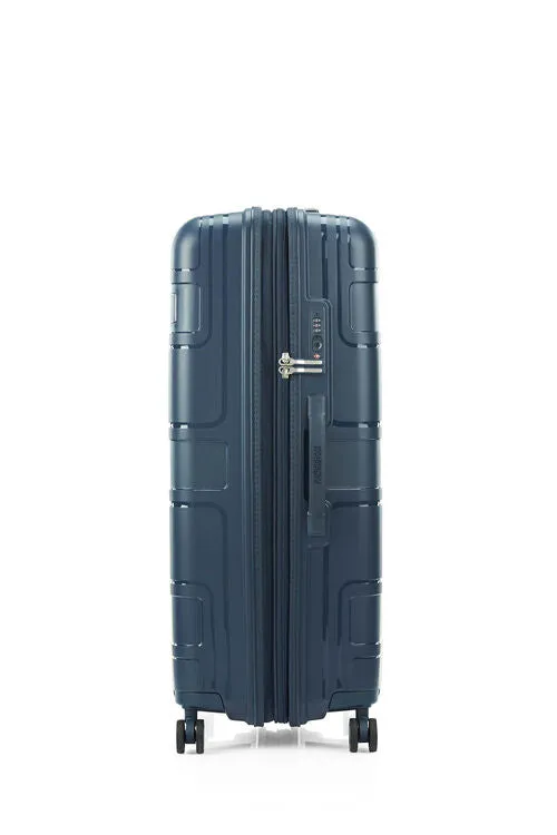 American Tourister - Light Max 82cm Large Spinner - Navy