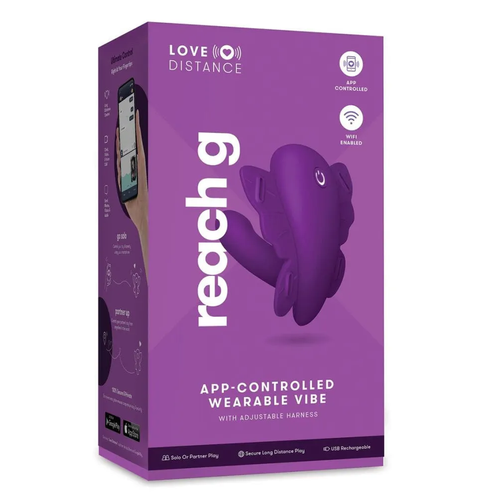 App-Controlled Purple Wearable Vibrator - Discreet, Powerful, and Customizable Pleasure Device