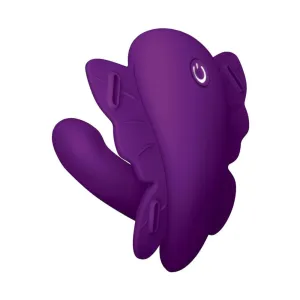 App-Controlled Purple Wearable Vibrator - Discreet, Powerful, and Customizable Pleasure Device