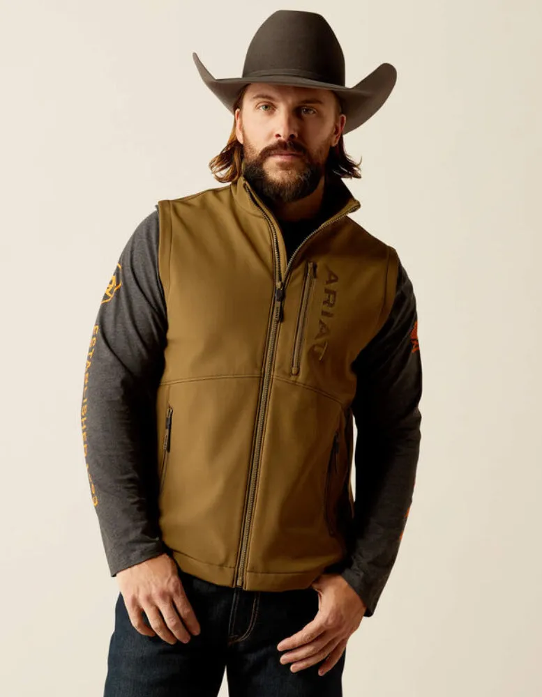 Ariat Men’s Logan Soft Shell Vest Beech