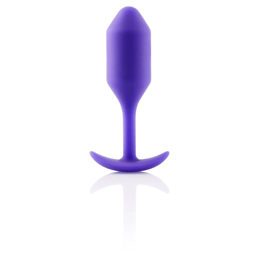 Enhanced Comfort b-Vibe Snug Plug 2 in Vibrant Purple