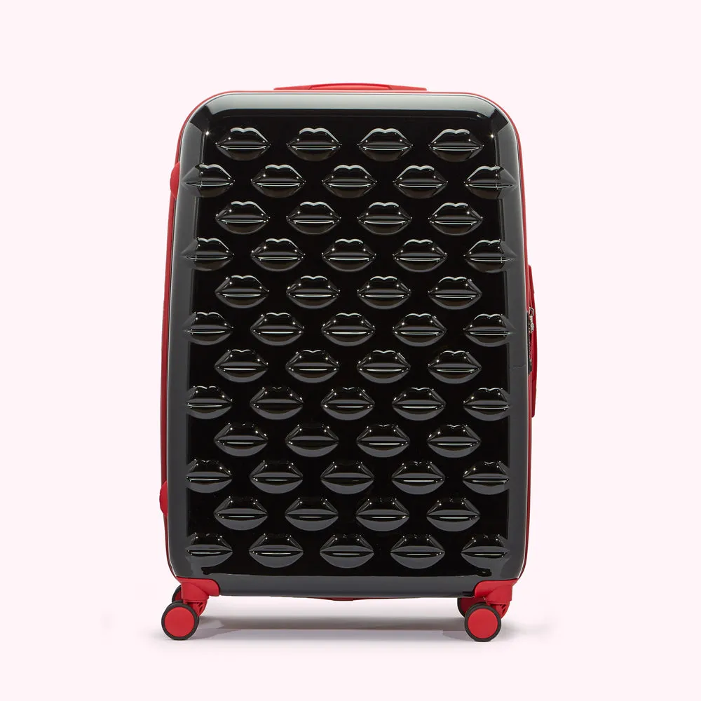 BLACK LARGE LIPS SPINNER CASE