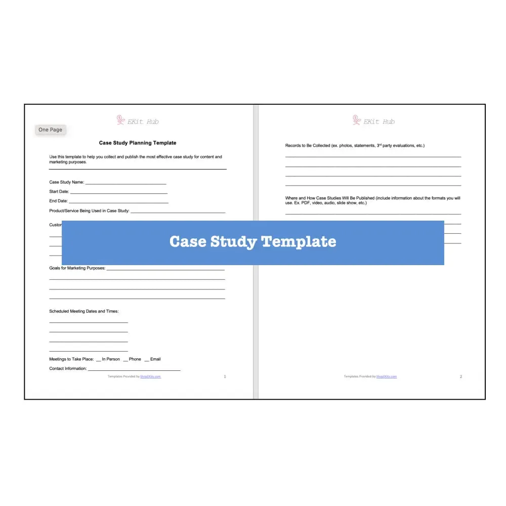Collecting Testimonials and Case Study Templates (with PLR)
