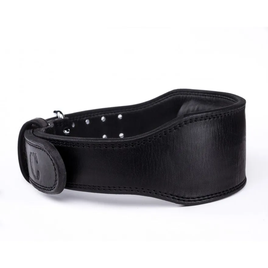 Contraband Black Label 4340 4in Top Grain Cowhide Padded Leather Belt