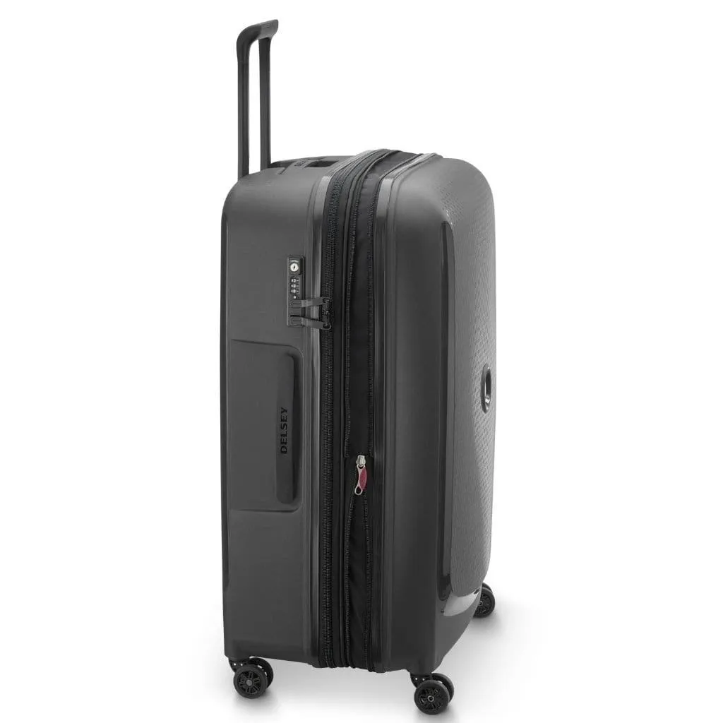 Delsey Belmont Plus 76cm Large Luggage Black