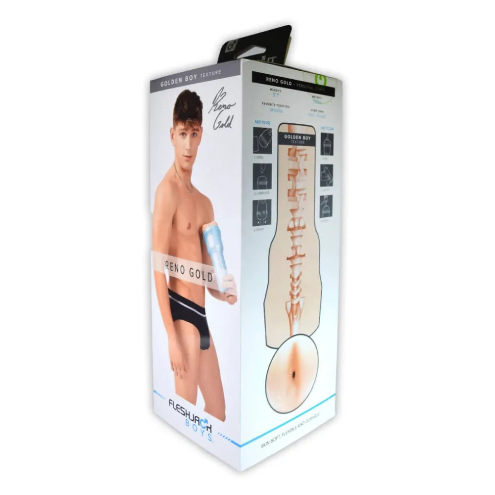 Reno Gold Signature Butt Masturbator by Fleshjack - Premium Pleasure Toy