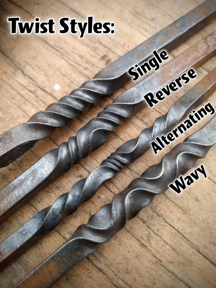 Forge Twisted Iron Keychain
