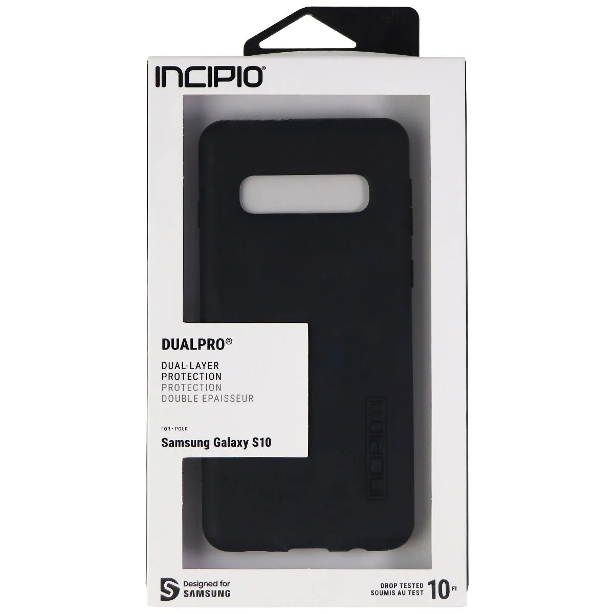 Incipio DualPro Series Case for Samsung Galaxy S10 Smartphone - Black