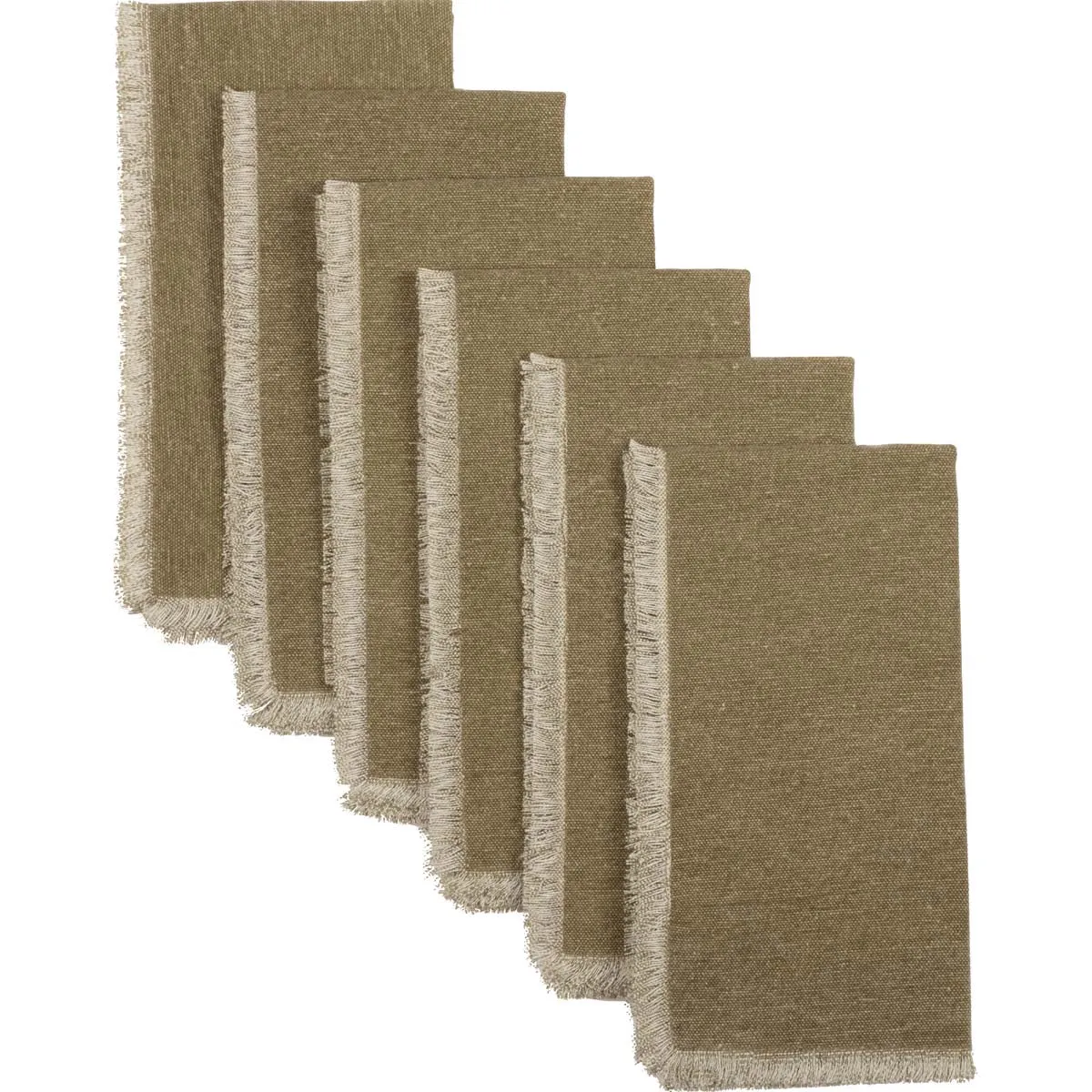 Jade Olive Napkin Set of 6 18x18