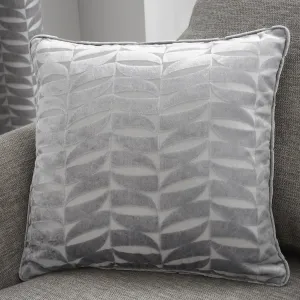 Kendal Cushion by Curtina in Silver 43 x 43cm