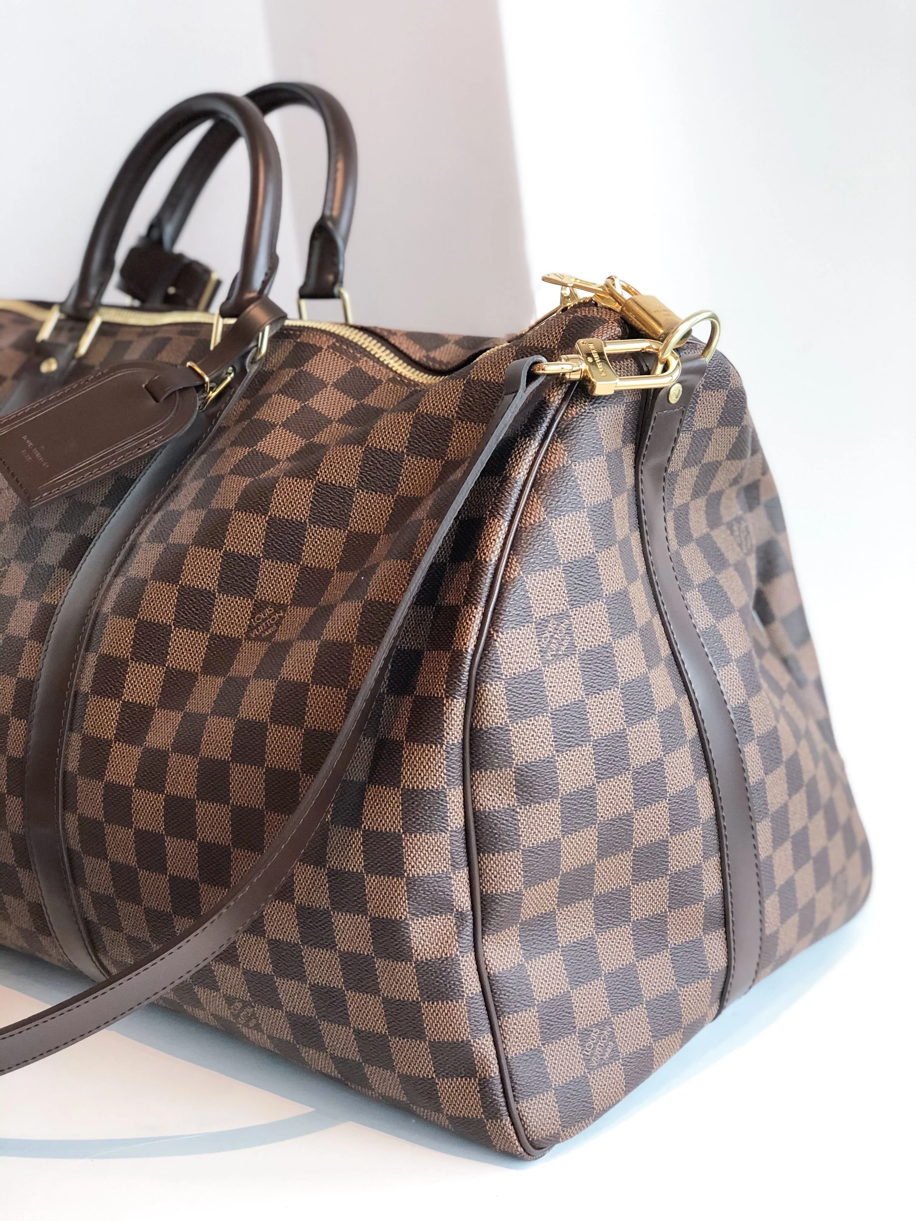 Louis Vuitton Bandouliere Damier 55 Keepall