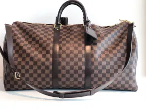 Louis Vuitton Bandouliere Damier 55 Keepall