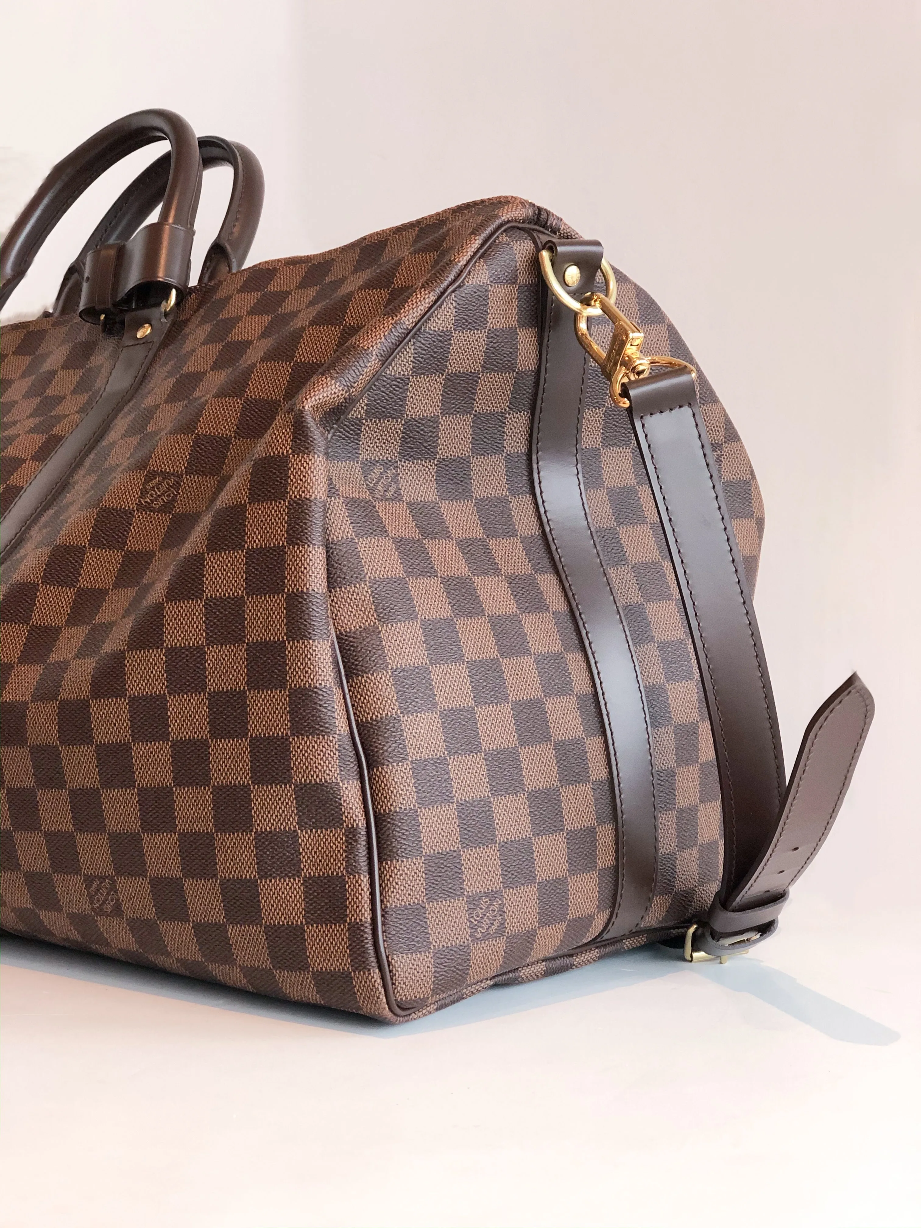 Louis Vuitton Bandouliere Damier 55 Keepall