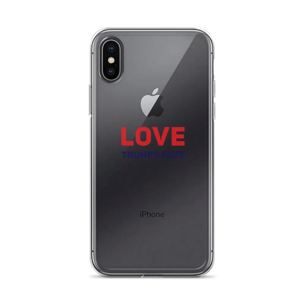Love Trumps Hate iPhone Case