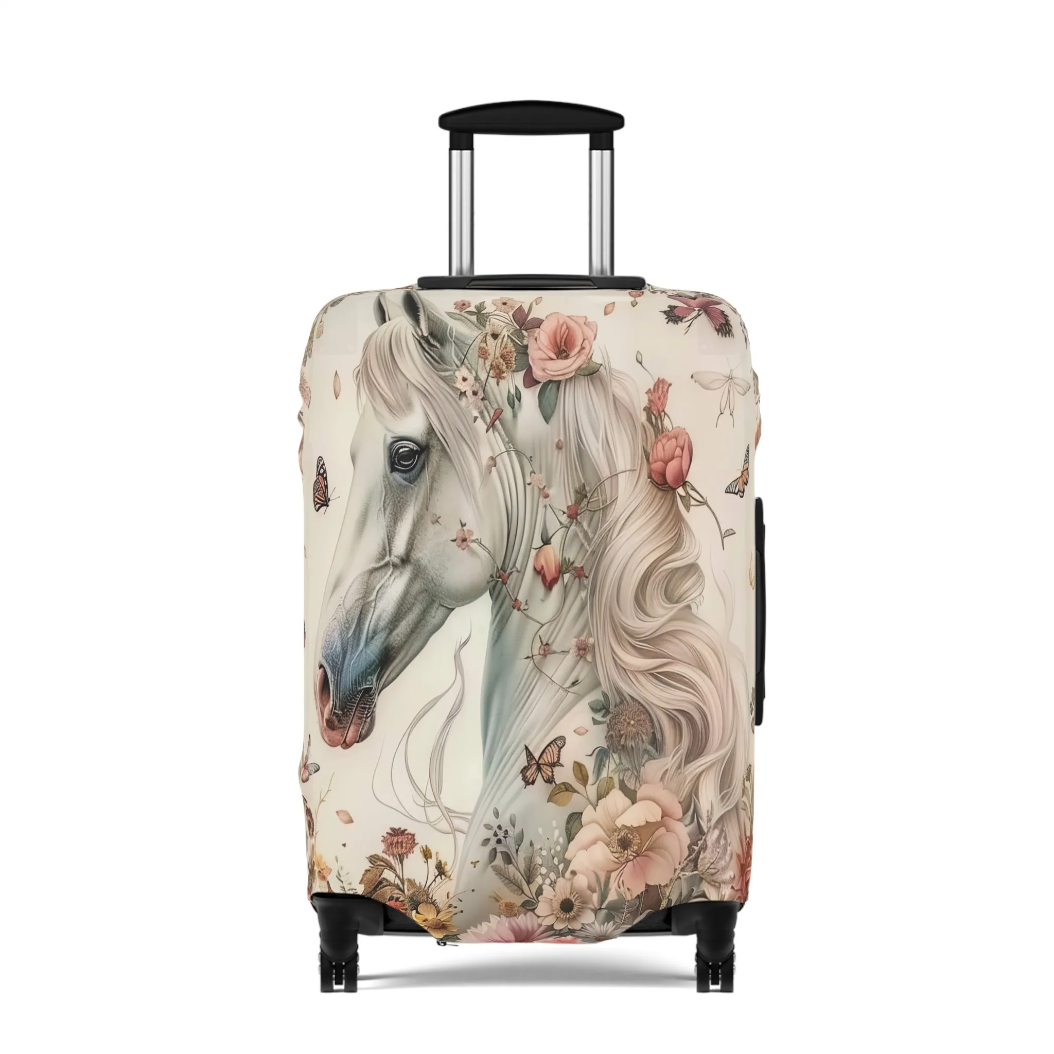 Luggage Cover, Country and Western, Boho Floral Horse, awd-1671