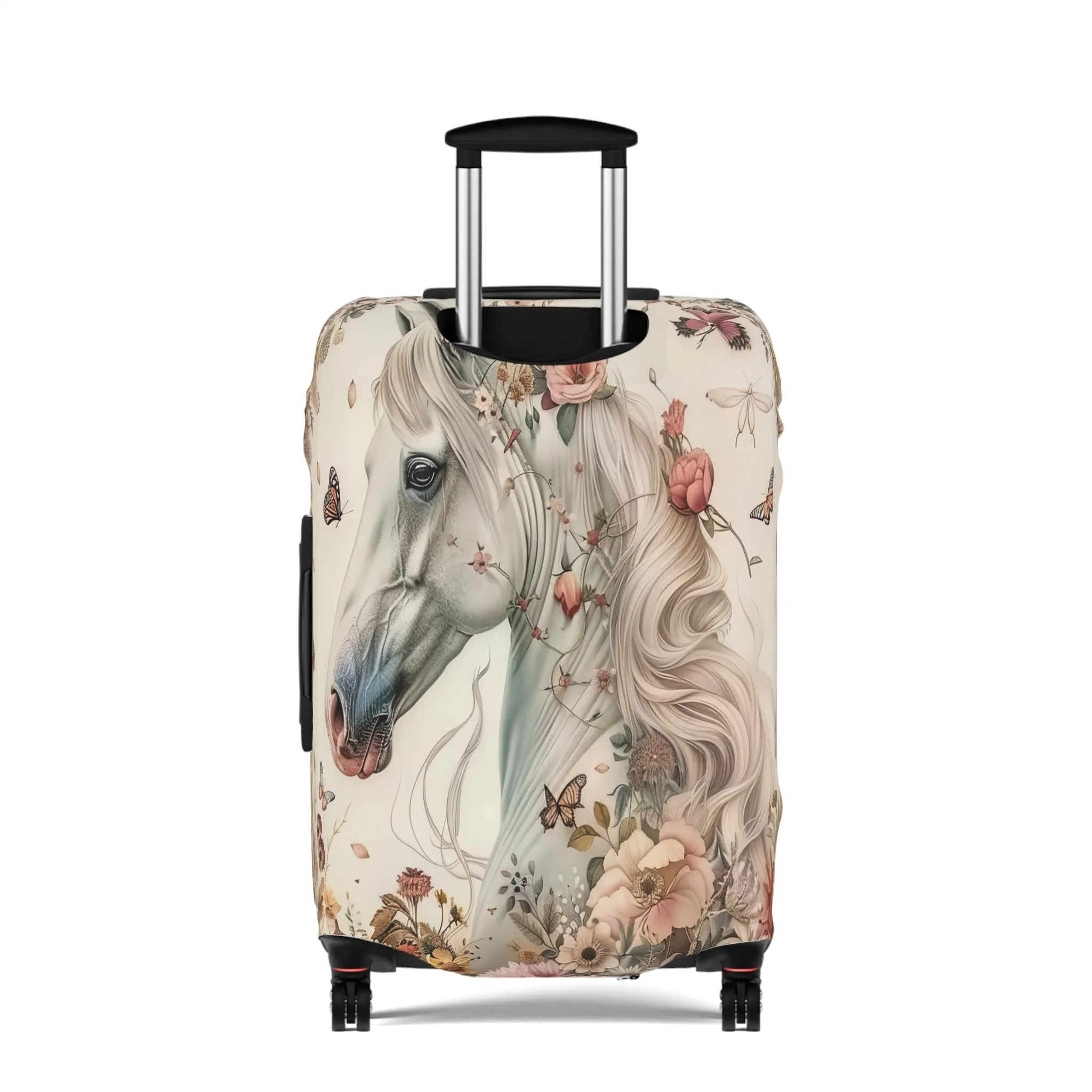 Luggage Cover, Country and Western, Boho Floral Horse, awd-1671