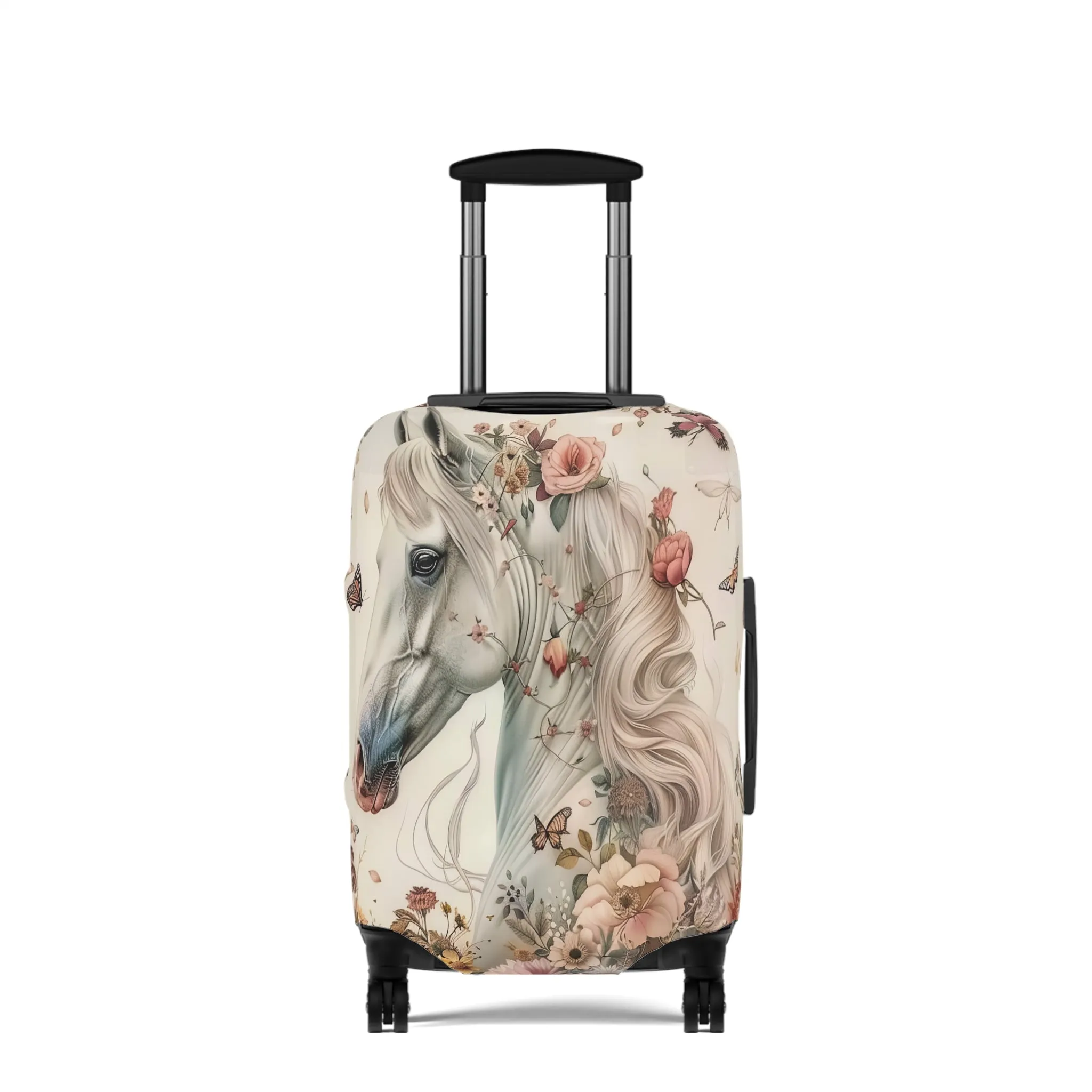 Luggage Cover, Country and Western, Boho Floral Horse, awd-1671