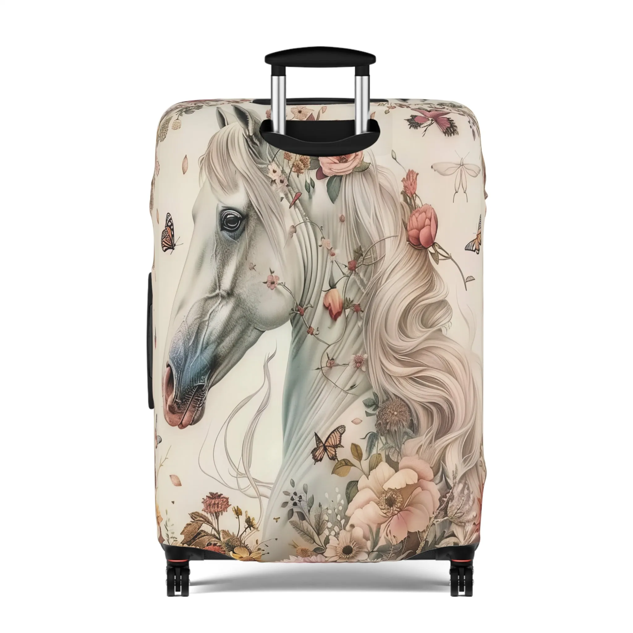 Luggage Cover, Country and Western, Boho Floral Horse, awd-1671