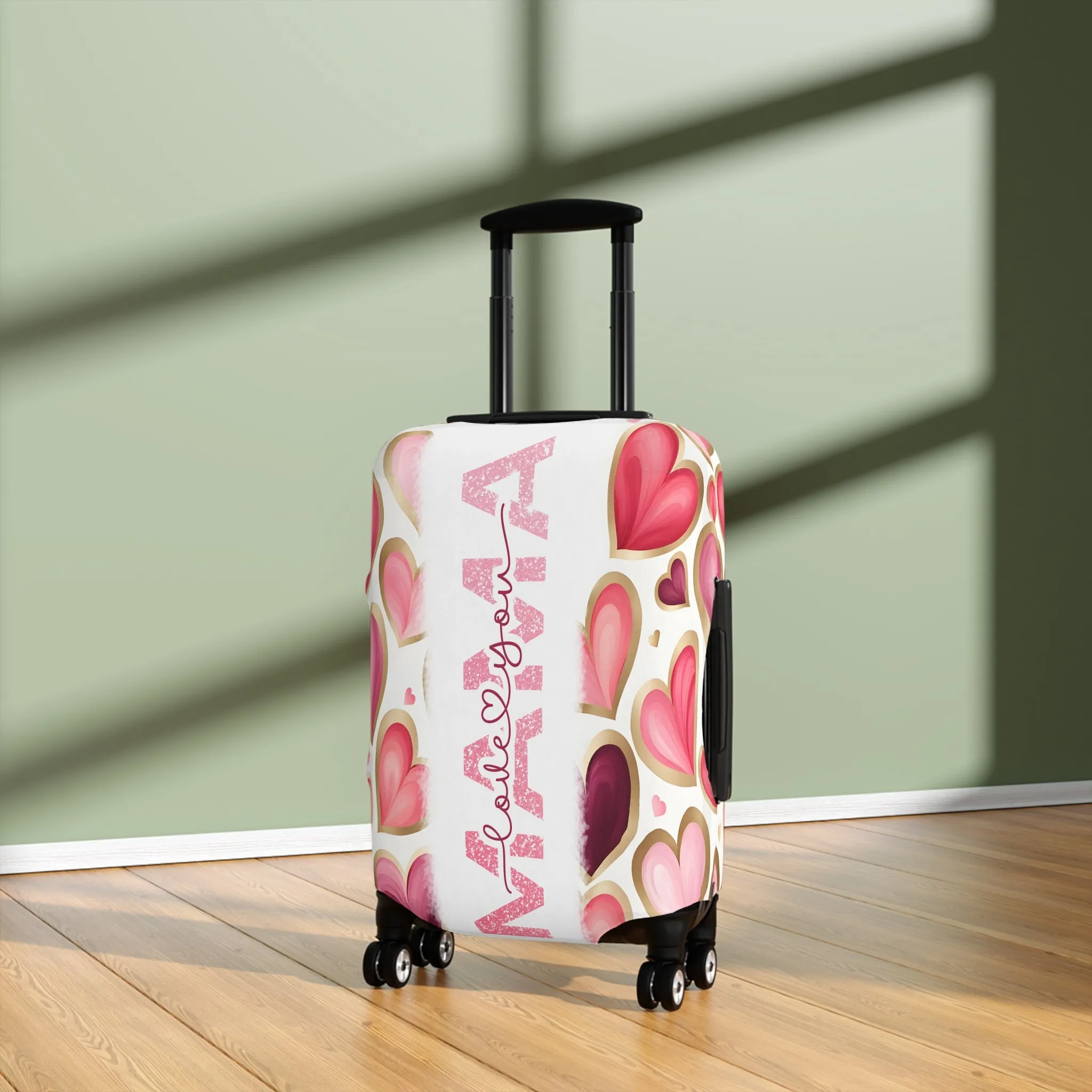 Luggage Cover, Hearts Mama, awd-1441