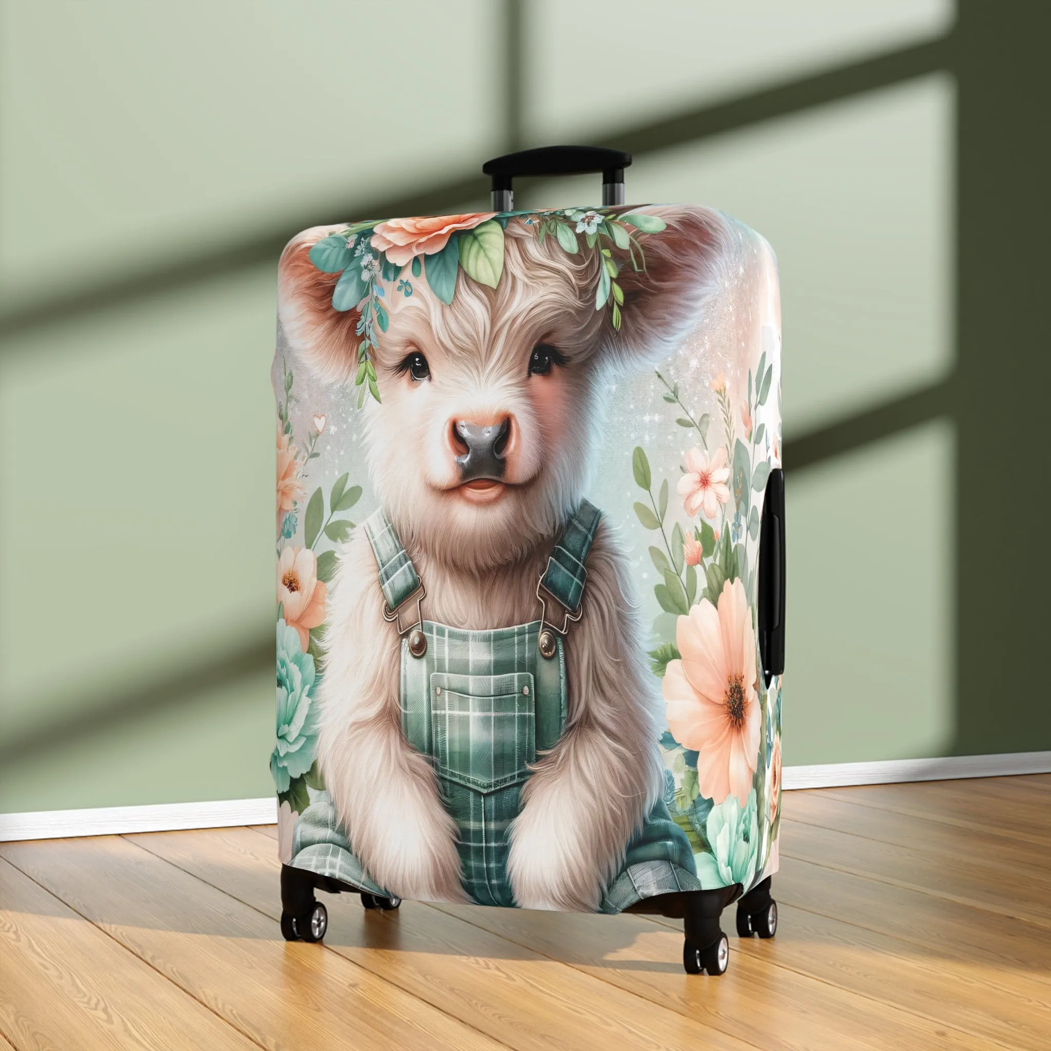 Luggage Cover, Highland Cow, awd-1158