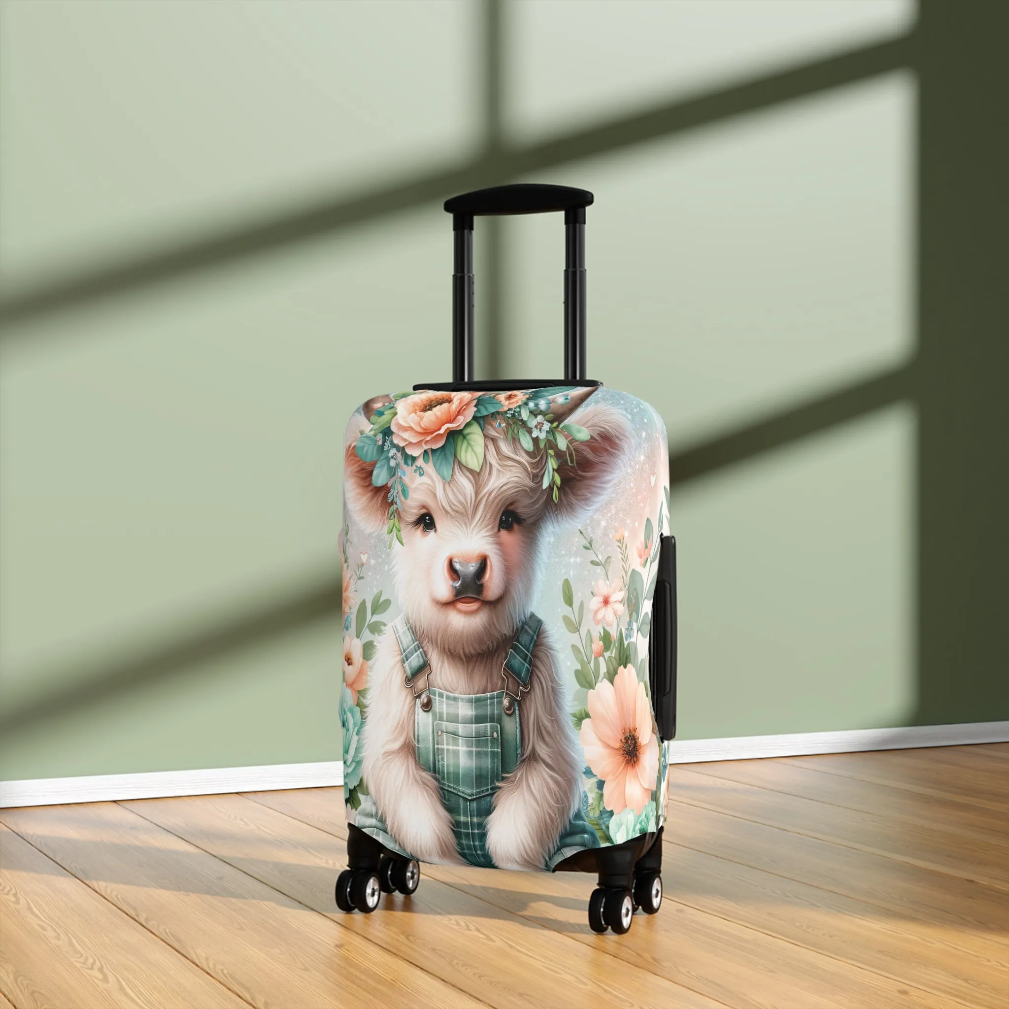 Luggage Cover, Highland Cow, awd-1158