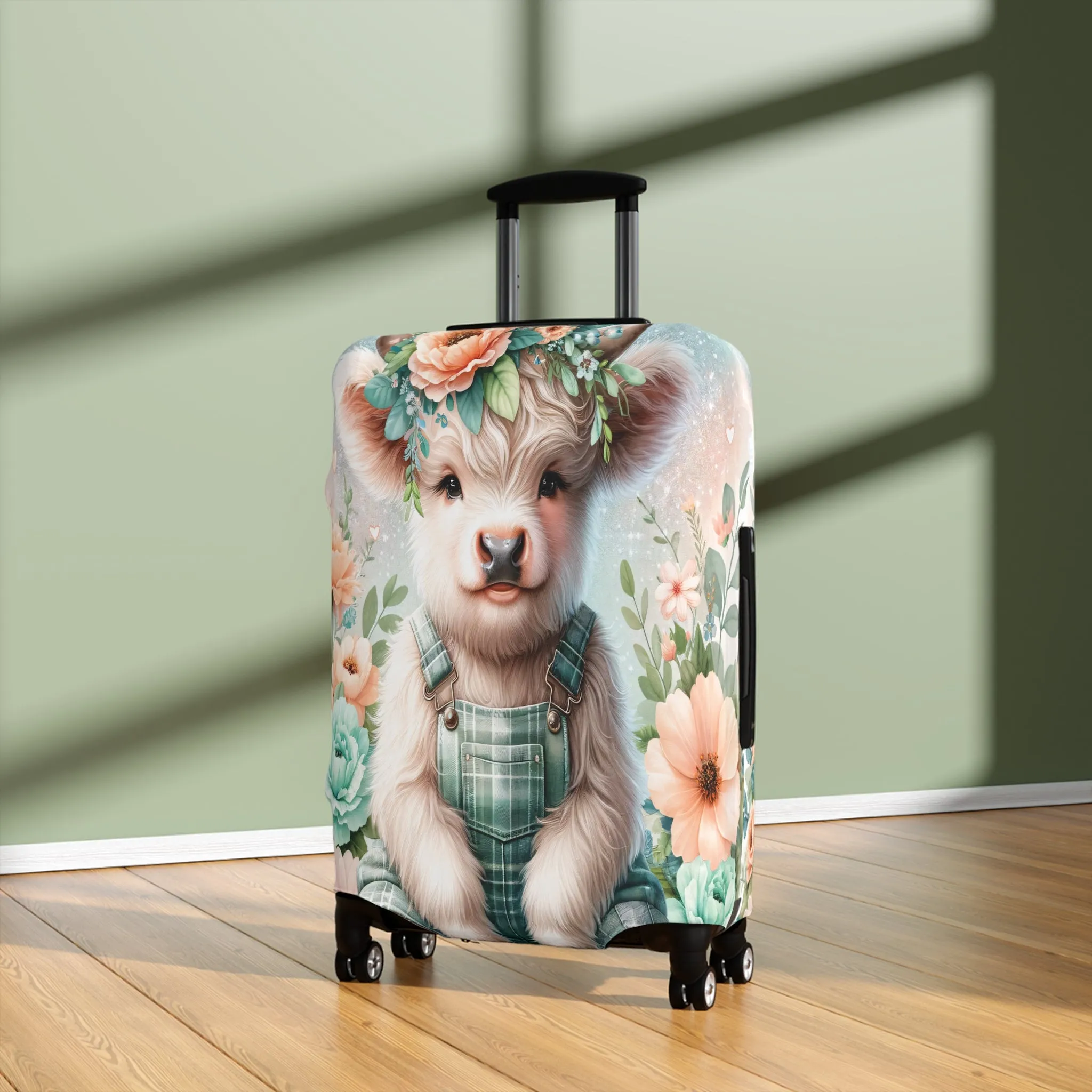 Luggage Cover, Highland Cow, awd-1158
