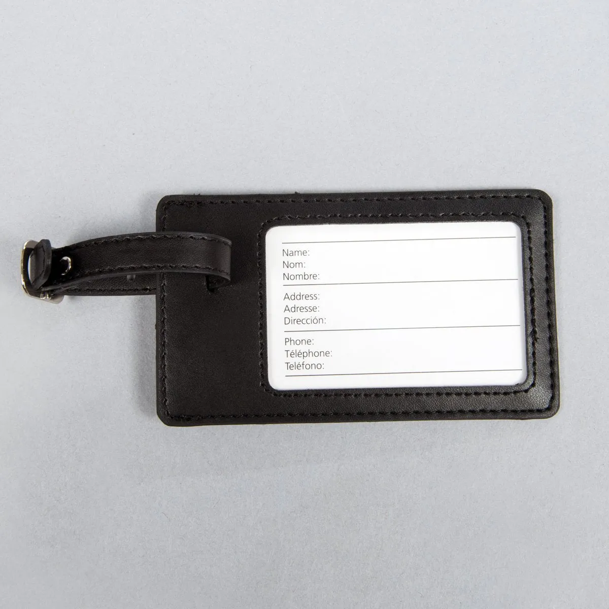 Luggage Tag Logo Black