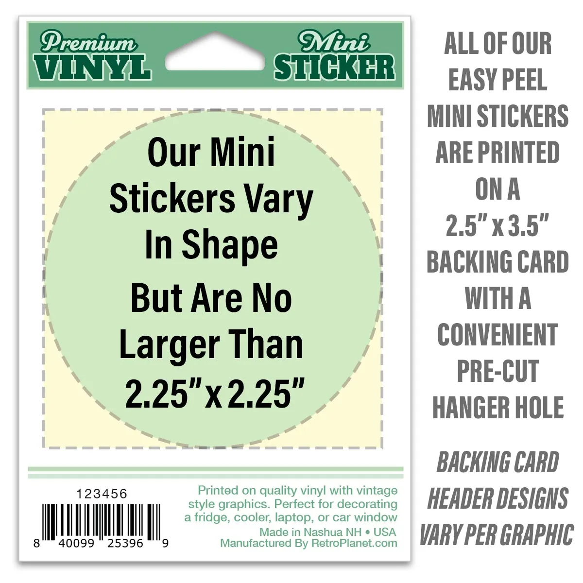 Maine Wicked Awesome Pine Tree State Mini Sticker