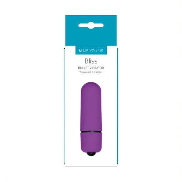 Me You Us Bliss 7 Mode Mini Bullet Vibrator Purple