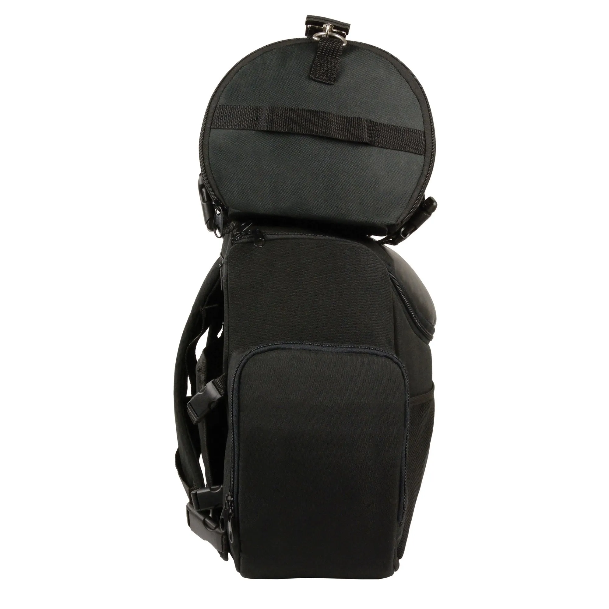 Milwaukee Leather SH617 Large Black Nylon Two Piece Sissy Bar