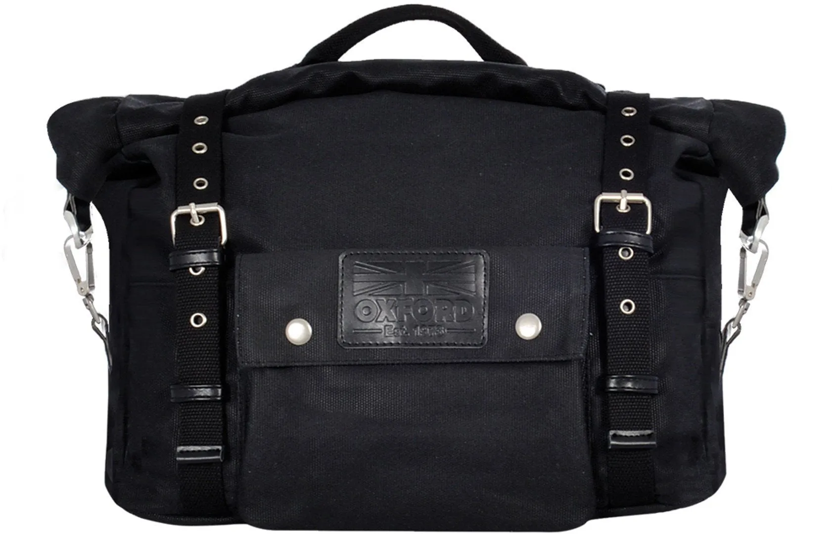 Motorcycle luggage Oxford Heritage 40L Saddlebag, black