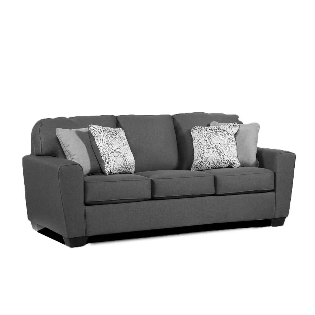Neve 3 Seater Sofa for Living Room - Dark Grey