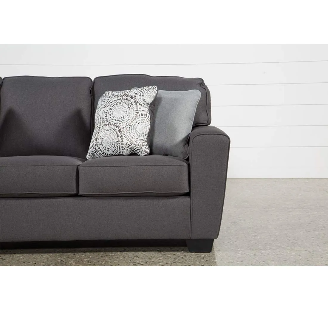 Neve 3 Seater Sofa for Living Room - Dark Grey