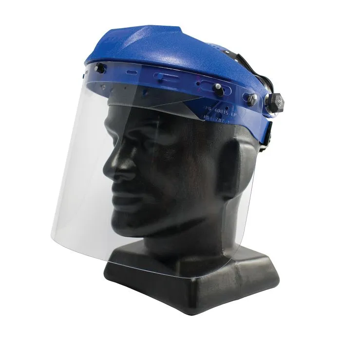 PIP Bouton Optical 251-01-5201 Universal Fit Polycarbonate Safety Visor, Clear, One Size, 1 Each