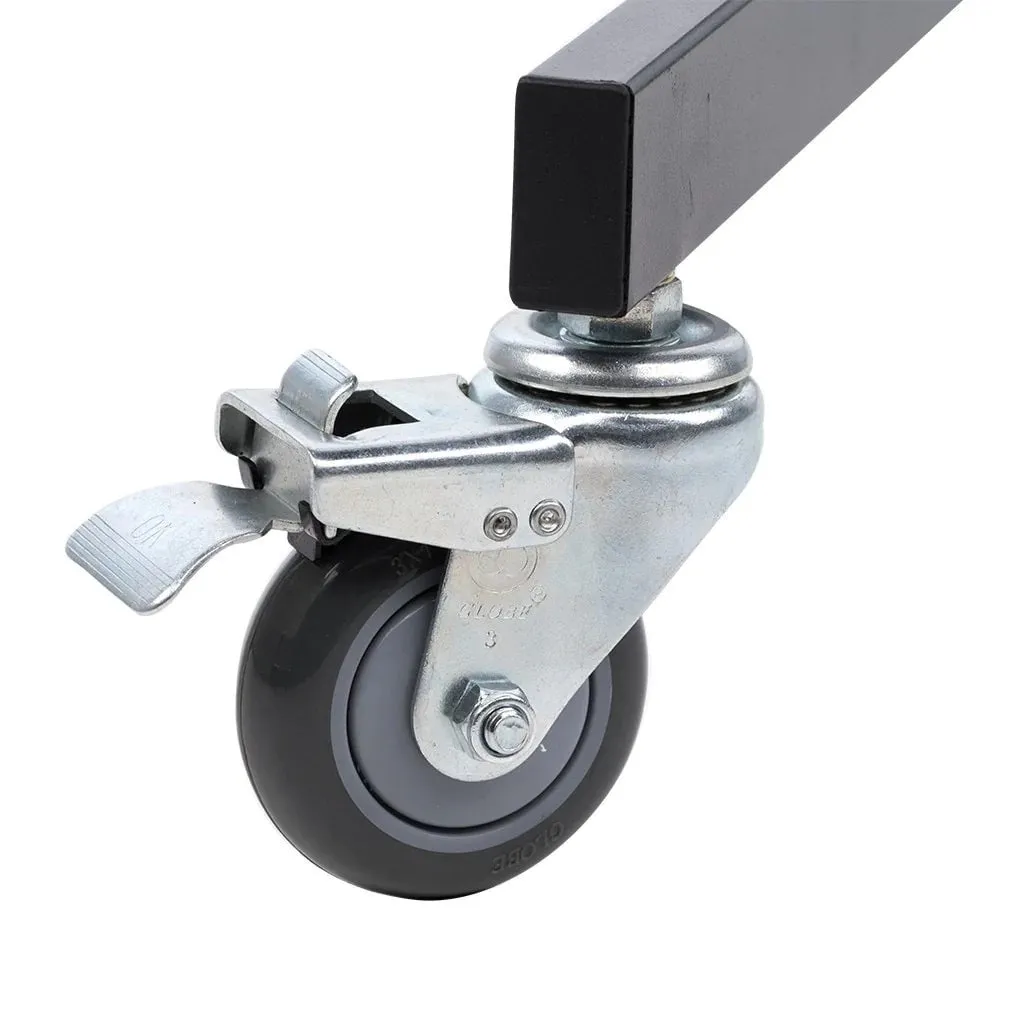 Provision 380 CM  Wheeled Boom Stand, with sand bag black