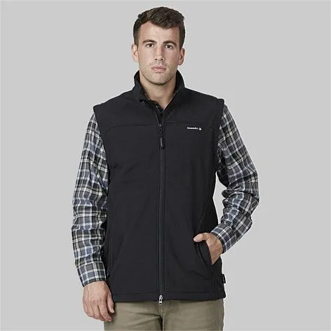 Mens Rimu Soft Shell Performance Vest - Windproof & Water-Resistant