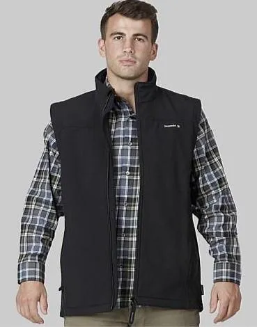 Mens Rimu Soft Shell Performance Vest - Windproof & Water-Resistant