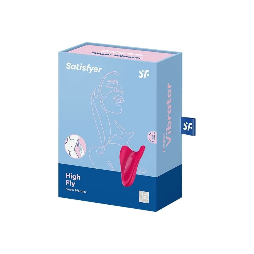 Satisfyer High Fly Finger Vibrator Red