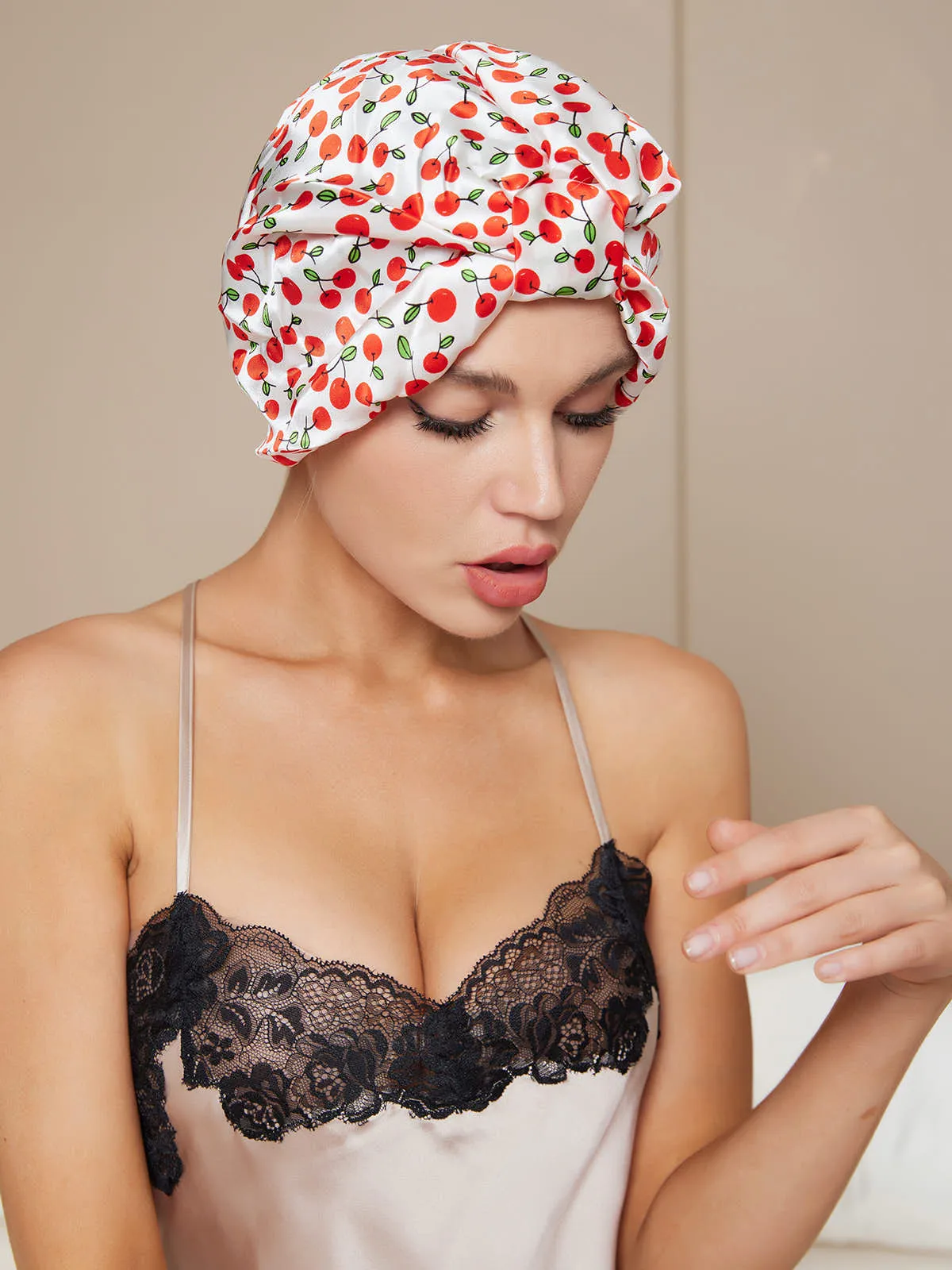 Silk Bonnet for Sleeping
