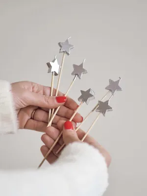 Silver Star Candles