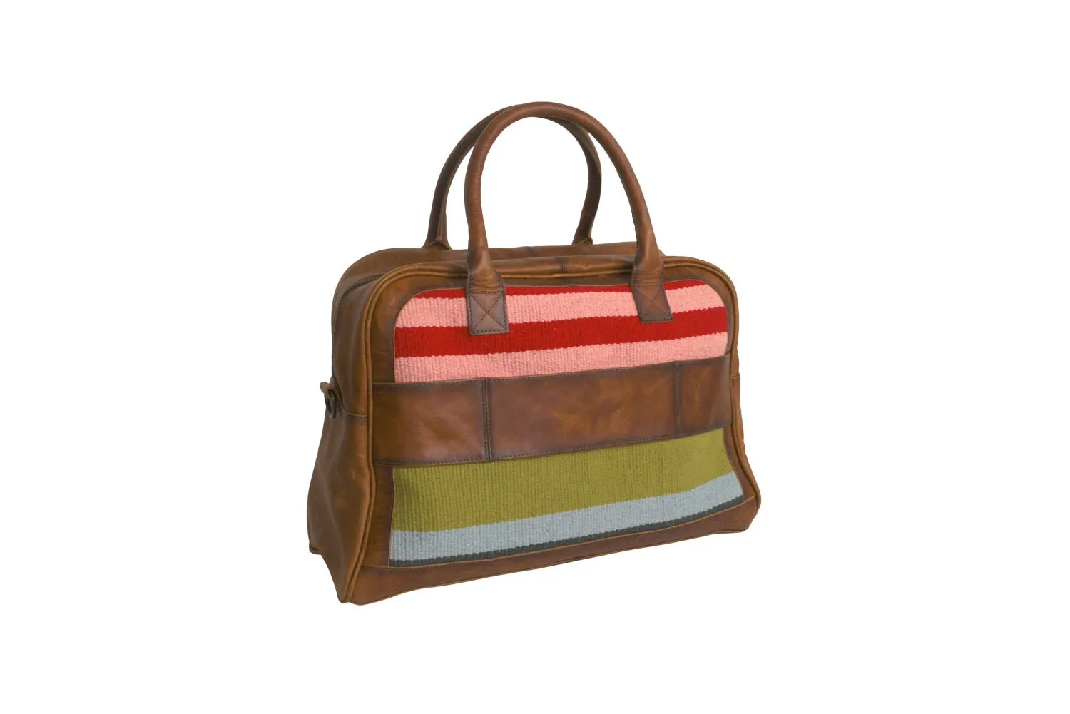 STS Ranchwear Womens Baja Dreams Zoey Multi-Color Leather Carry-On Bag