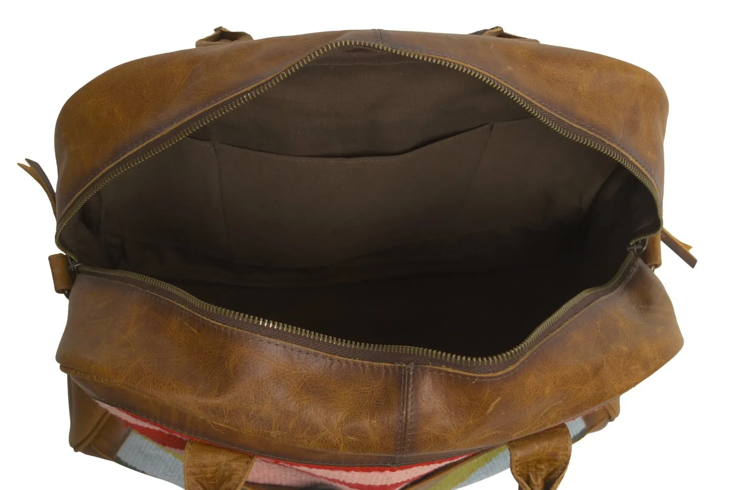STS Ranchwear Womens Baja Dreams Zoey Multi-Color Leather Carry-On Bag