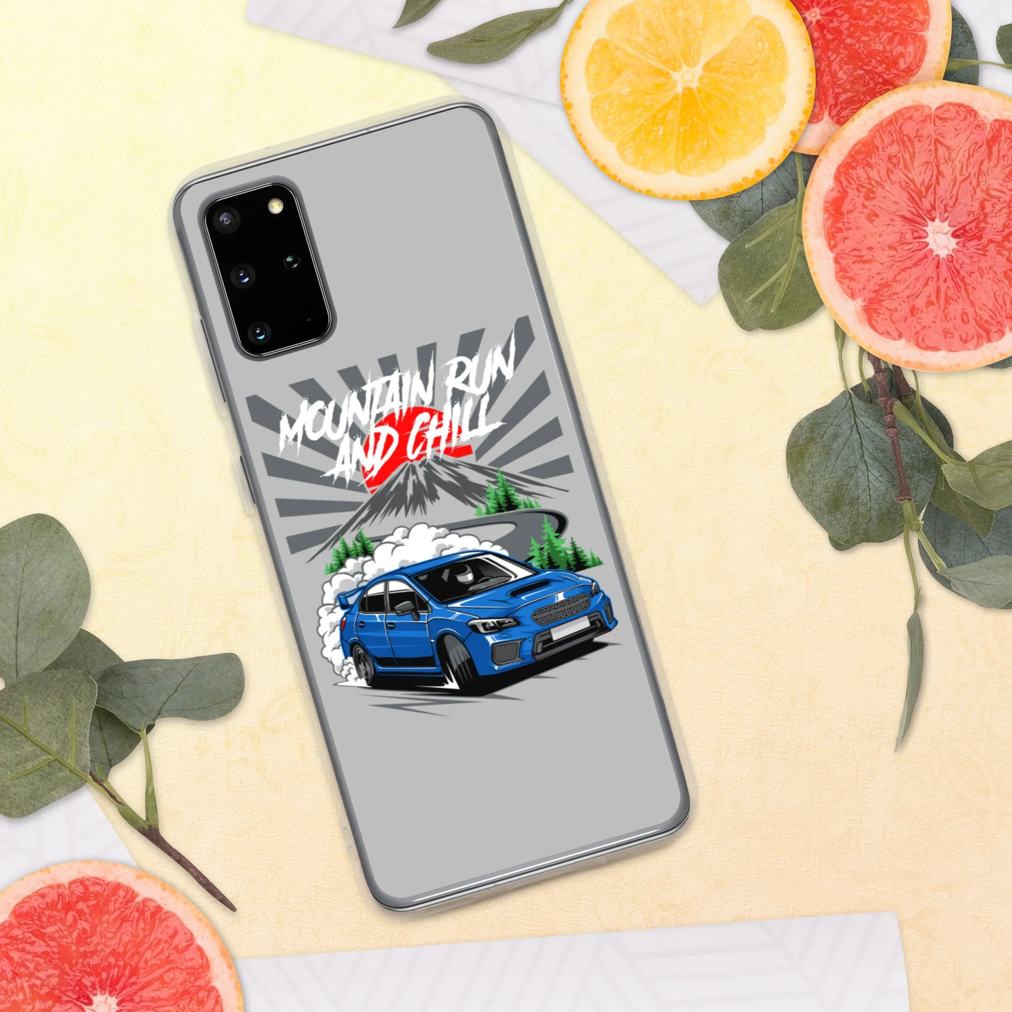 Subaru Mountain Run And Chill Car Culture Samsung Phone Case