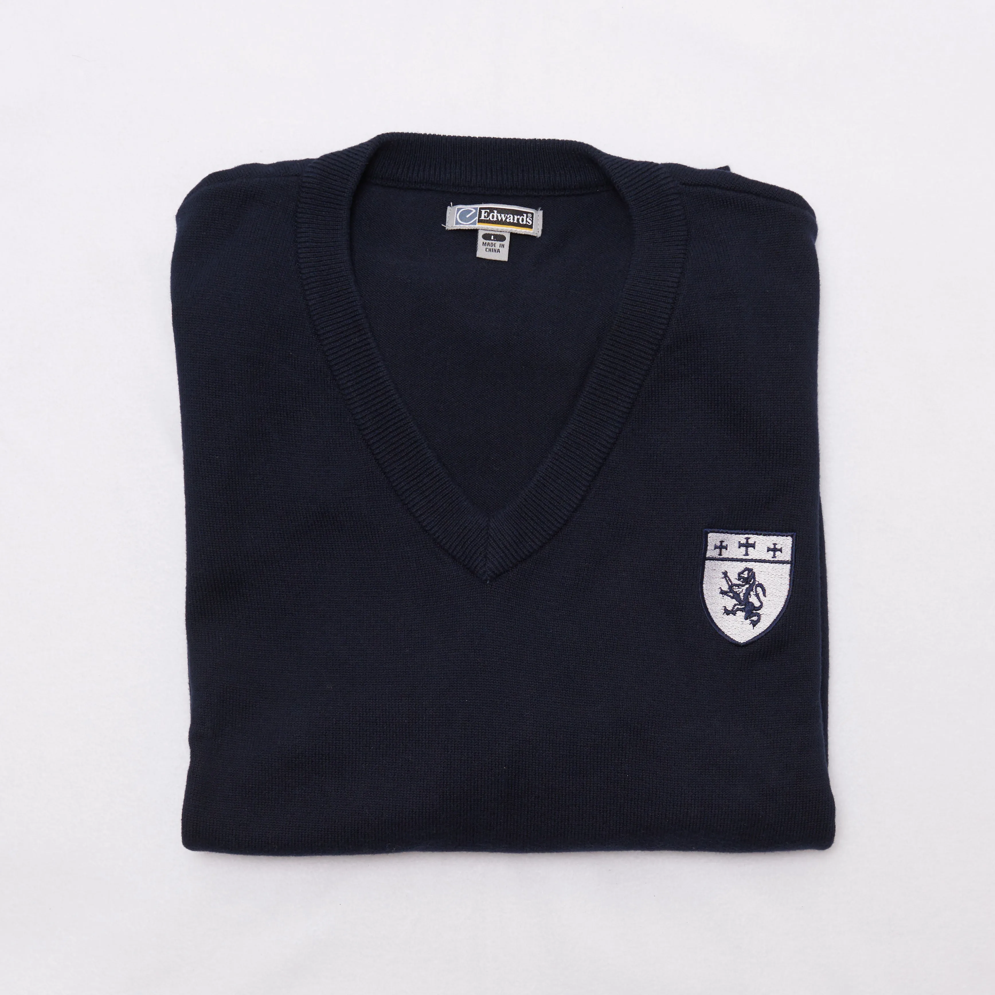 Sweater, Blue V-Neck