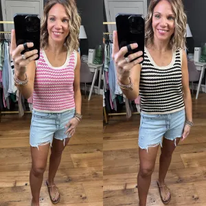 Take the Time Crochet Tank - Multiple Options