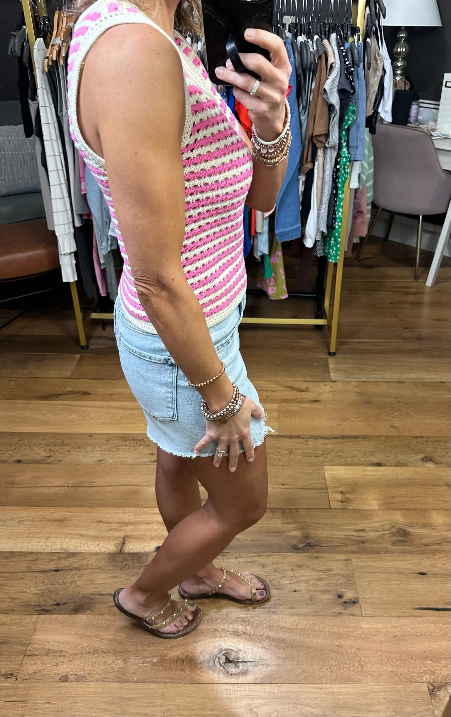 Take the Time Crochet Tank - Multiple Options
